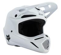 FOX Cascos V3 Solid Junior Matt White 2024 YM