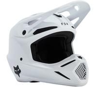 FOX Cascos V3 Solid Matte White S