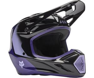FOX Cascos V3 Spire Junior Black / Purple 2026 L