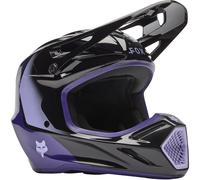 FOX Cascos V3 Spire Junior Black / Purple 2026 M