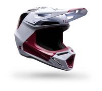 FOX V3 Tine Casco de motocross, negro-blanco-rosa, tamaño M para Hombres