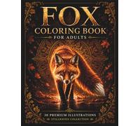 Fox Coloring Book for Adults: 30 Premium Fox Illustrations Inspired by Mandalas, Sacred Geometry, Botanical Elegance & Woodland Design for Relaxation ... (StillHaven Animal Mandalas Collection)