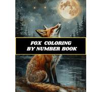 FOX COLORING BY NUMBER BOOK