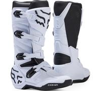 FOX Comp 2023 Botas de motocross juveniles, negro-blanco, tamaño 32 33