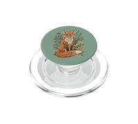 Fox Cottagecore Estética Arte Floral Bosque Animal Naturaleza PopSockets PopGrip para MagSafe