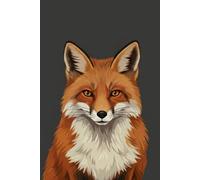 Fox Cover Design: Aesthetic Journal for Writing, Drawing & Notes | Blank Notebook for School, Work & Creativity.