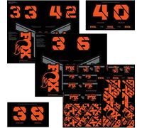 Fox Custom Fork/rear Shock 2021 Stickers Kit One Size