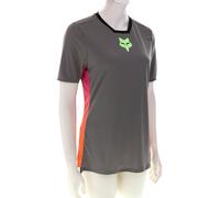 Fox Defend Race S/S Mujer Camiseta para ciclista S Gris