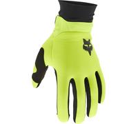 FOX Defend Thermo 2023 Guantes de motocross, negro-amarillo, tamaño M para Hombres