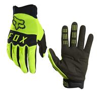Fox Dirtpaw Bicicleta MTB Guantes Ebike Suciedad MX Cruz Dedos Largos Neón Gelb