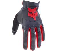 FOX Dirtpaw CE Guantes de motocross, gris-rojo, tamaño L para Hombres