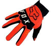 Fox Dirtpaw Glove Bicicleta MTB I Ebike I Racing I Dirt I BMX I MX Moto Cross I Dedo Largo I Protección de Tobillo I Acolchado I Guantes (Naranja Neón, XL = XL)