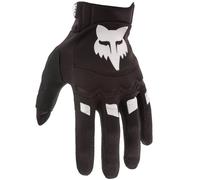 FOX Dirtpaw 2023 Solid Guantes de motocross, negro-blanco, tamaño M para Hombres
