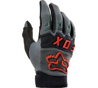 FOX Dirtpaw Guantes de motocross, gris-rojo, tamaño 3XL para Hombres