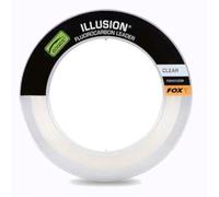 Fox Edges Illusion - Líder de fluorocarbono, 50 m, transparente, 13,6 kg