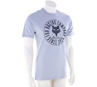Fox Emblem Premium S/S Caballeros T-Shirt L Gris claro