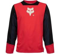 Fox Enfants Defend Elevated Maillot, Red, 140 Camisetas de Ciclismo, Rojo Fluorescente, 22 Unisex niños
