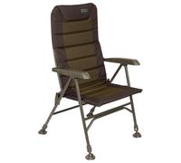 Fox Eos Silla Plegable Camping Khaki Ajustable Hasta 150kg Outdoor