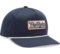FOX Equipped Gorra Snapback, azul/blanco