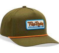 Tapón Snapback FOX Equipped Verde oliva Verde oliva