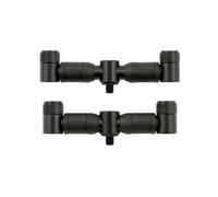 Fox Etiqueta Negra Qr Zumbador Barra 2 Barra Ajustable / Caña Pescar Carpa Resto