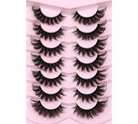 Fox Eye - Ojo de gato de imitación de visón esponjoso que parece extensiones, aspecto natural y puntiagudo