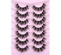 Fox Eye - Ojo de gato de imitación de visón esponjoso que parece extensiones, aspecto natural y puntiagudo