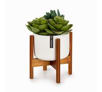 Maceta Thorn con soporte estilo años 50, 2 tamaños Fox & Fern