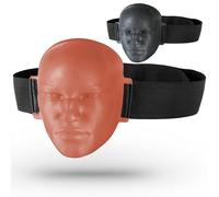 FOX-FIGHT Box Dummy Target Face | Cabeza Boxdummy con Cierre Adhesivo Banda elástica | para Saco de Boxeo, Saco de Boxeo, muñeca de Boxeo | Boxing Man Training Dummy Head (Gris)