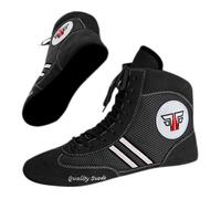 FOX-FIGHT Sambo Zapatos Piel de Ante Cuero Estera Luchador Wrestling Lucha