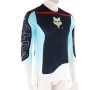 Fox Flexair Elevated L/S Caballeros Camiseta para ciclista S Azul oscuro
