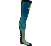 FOX Flexair Fracture KB Calcetines de motocross, Azul/Verde, Talla M