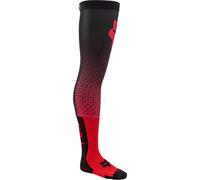 FOX Flexair Fracture KB Calcetines de motocross, negro-rojo, tamaño M para Hombres