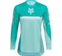 FOX Flexair Fracture Maillot de motocross para mujer, turquesa, Talla L