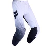 FOX Flexair Fracture Pantalones de motocross, Blanco/Negro, Talla 36