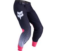 FOX Flexair Fracture Pantalones de motocross para mujer, negro-blanco, tamaño S 30