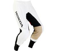 FOX Flexair Honda 2023 Pantalones de motocross, negro-blanco, tamaño 30 para Hombres