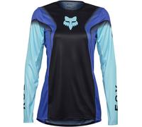 FOX Flexair Infinite Maillot de motocross para mujer, negro-azul, tamaño L