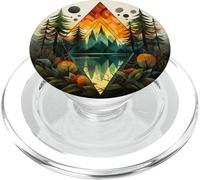 Fox Forest Nature Green PopSockets PopGrip para MagSafe