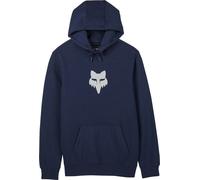 FOX Fox Head Sudadera con capucha, Azul oscuro/blanco, Talla M