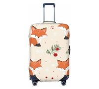 Fox - Funda protectora para maleta, diseño de copo de nieve, elástica, antiarañazos, a prueba de polvo, se adapta a 22-24 pulgadas, multicolor, XL