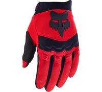 FOX Dirtpaw 2023 Guantes de motocross juvenil, rojo, tamaño XS