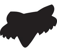 Fox Head 1,75 Zoll Etiqueta engomada, negro para Hombres