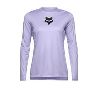Fox Ranger Fox Head L/S Mujer Camiseta para ciclista S Lila