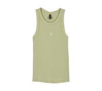 Fox Head Camiseta de manga sisa para damas Womens Wordmark Rib Tanktop verde M
