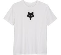 FOX Head Camiseta de mujer, Blanco/Negro, Talla S