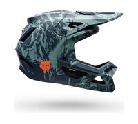 Fox Head Casco Integral Rampage Image Print MIPS azul