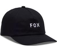 Fox Head Gorra ajustable Wordmark negro one_size