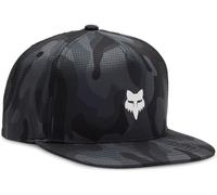 Fox Racing Fox Head Camo Tech Snapback Gorro/Sombrero, Negro Camuflaje, Talla única para Hombre