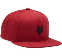 FOX Head Gorra Snapback, rojo para Hombres